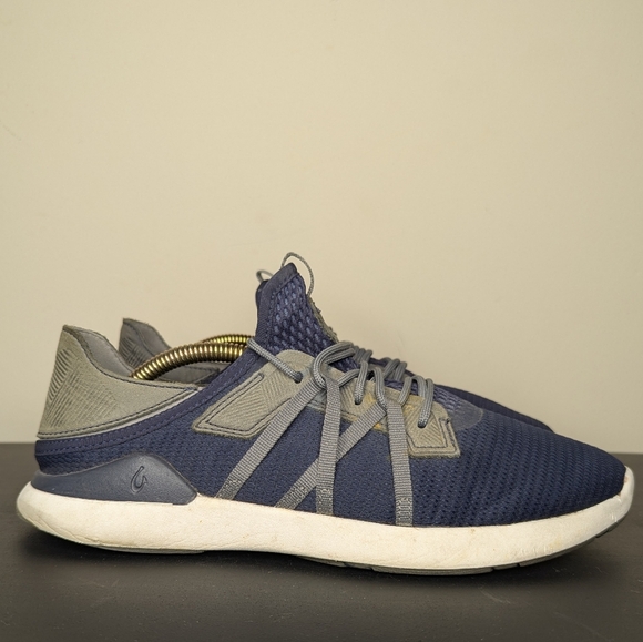 Olukai Holo Men's Athleisure Sneaker Vintage Indigo White Size 9.5 - Picture 1 of 9